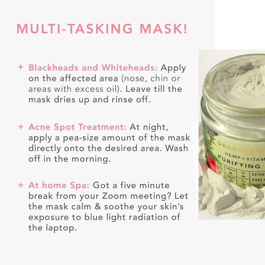 Daughter Earth Hemp + Vitamin E Purifying Mask