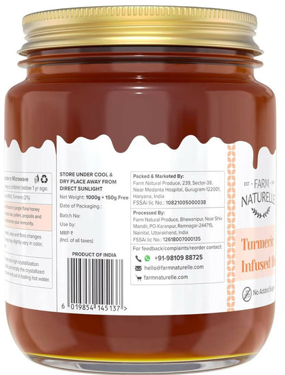 Farm Naturelle Turmeric Infused Honey