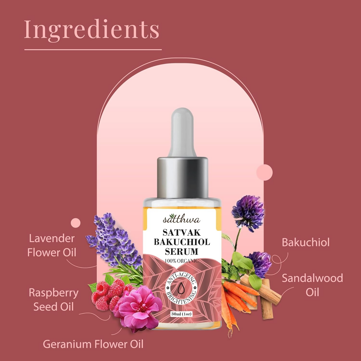 Satthwa Bakuchiol Serum For Even Skin Tone