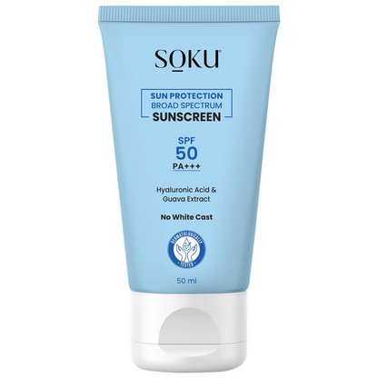 SOKU Sun Protection Broad Spectrum Sunscreen SPF 50 PA+++