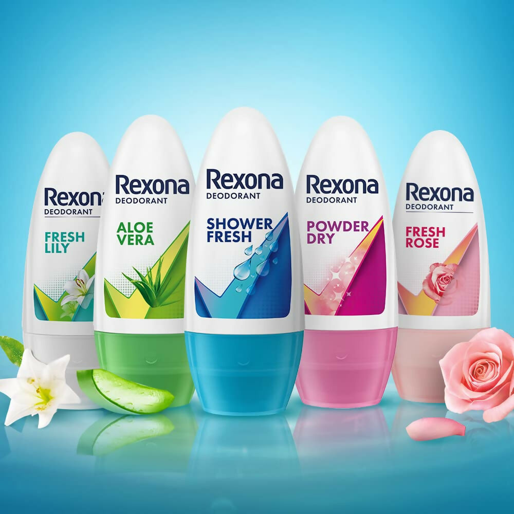 Rexona Shower Fresh Underarm Roll On Deodorant For Women