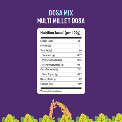 Timios Organic Multi Millet Dosa Mix