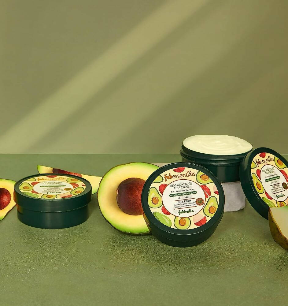 Fabessentials Avacado Lychee Foot Cream