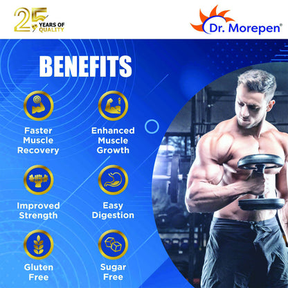 Dr. Morepen Muscle Food 100% Whey Protein - Cookie & Cream Flavour