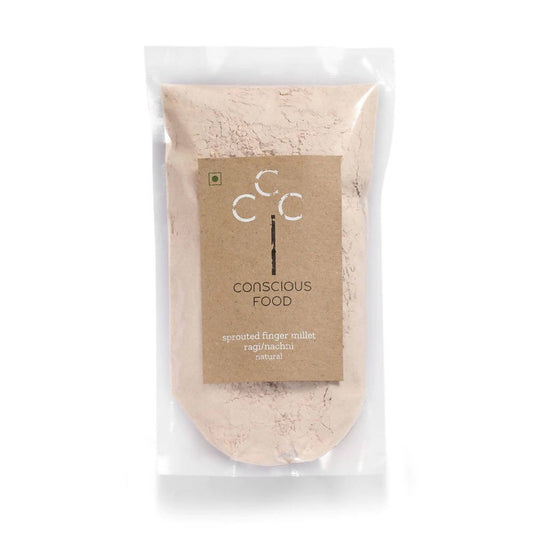 Conscious Food Sprouted Finger Millet Flour (Ragi/Nachni Atta)