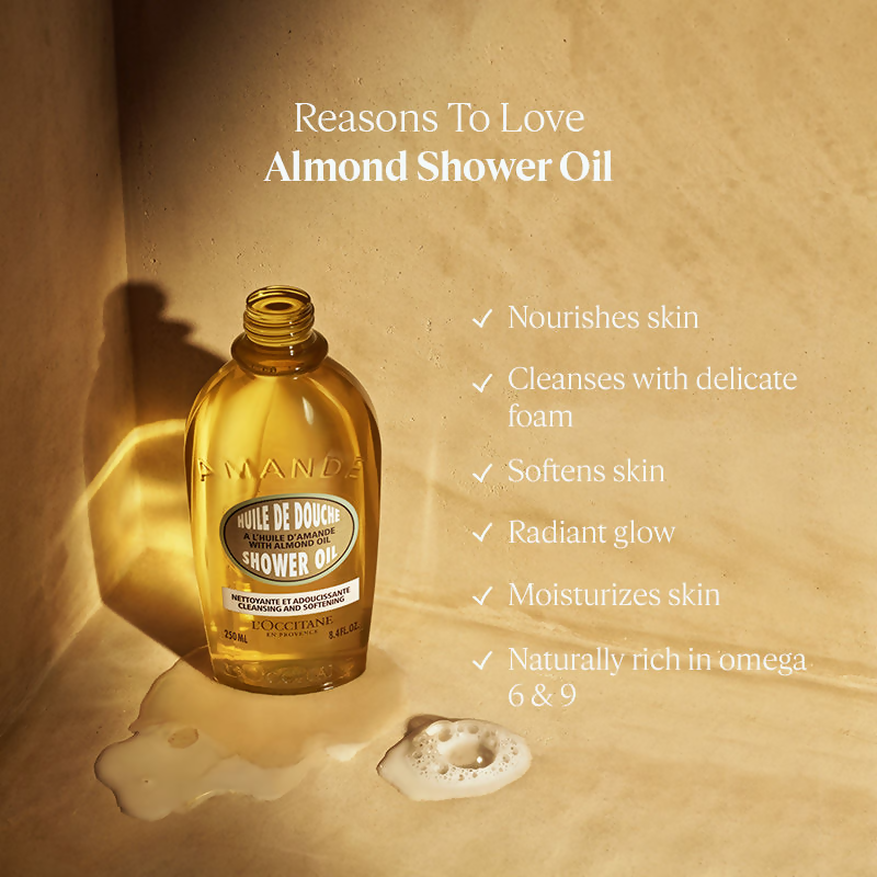 L'Occitane Cleansing & Softening Almond Shower Oil