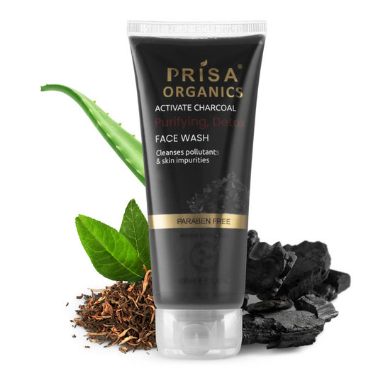 Buy Prisa Organics Activated Charcoal Purifying Face Wash from DrMediCart, Ship from India to USA