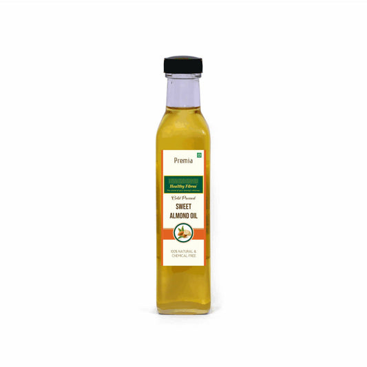 Buy Healthy Fibres Cold Pressed Sweet Almond Oil from DrMediCart, Ship from India to USA