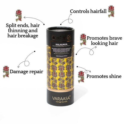 Varaasa Kalaunya Black-Seed Root-Boost Hair Potion Oil - Drmedicart