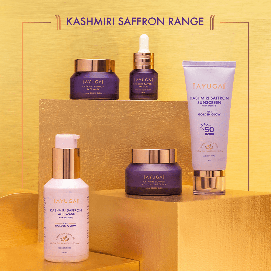 Ayuga Kashmiri Saffron Face Mask