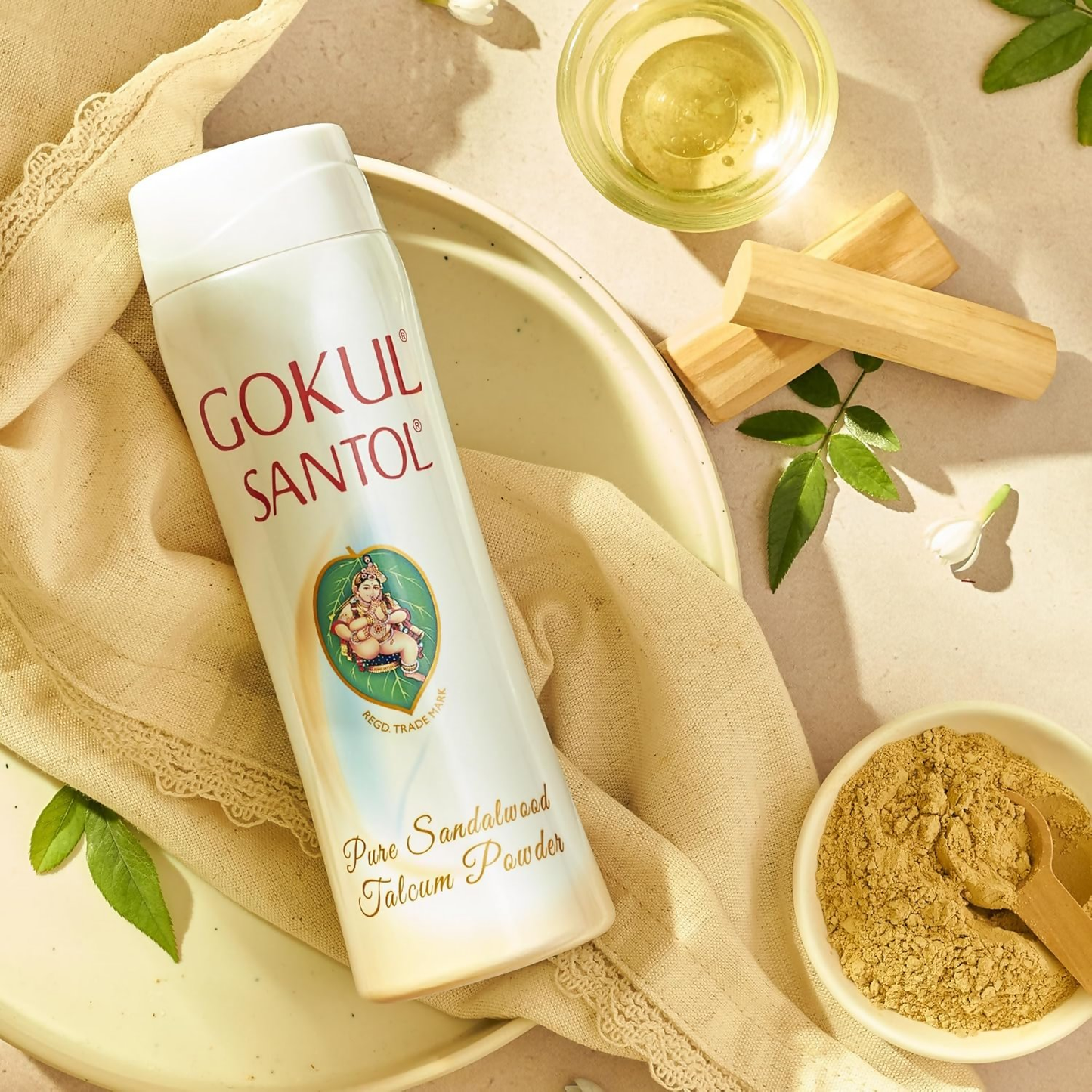 Gokul Santol Pure Sandalwood Talcum Powder
