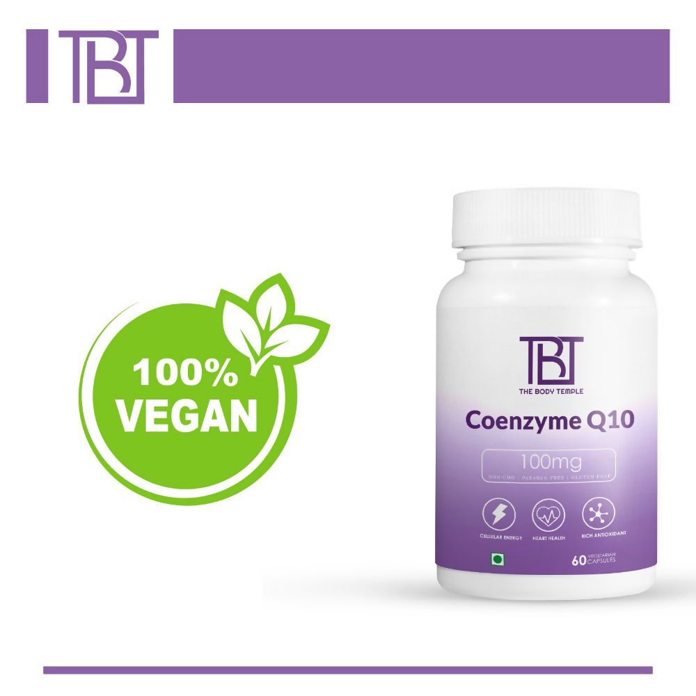 The Body Temple Coenzyme Q10 100 mg For Heart Health Capsules