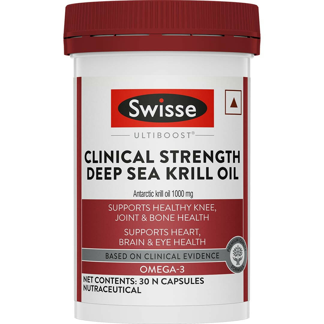 Swisse Clinical Strength Deep Sea Krill Oil Capsules