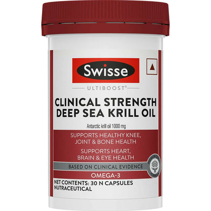 Swisse Clinical Strength Deep Sea Krill Oil Capsules