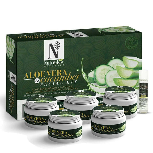 Buy NutriGlow NATURAL'S Aloe Vera Cucumber Facial Kit from DrMediCart, Ship from India to USA