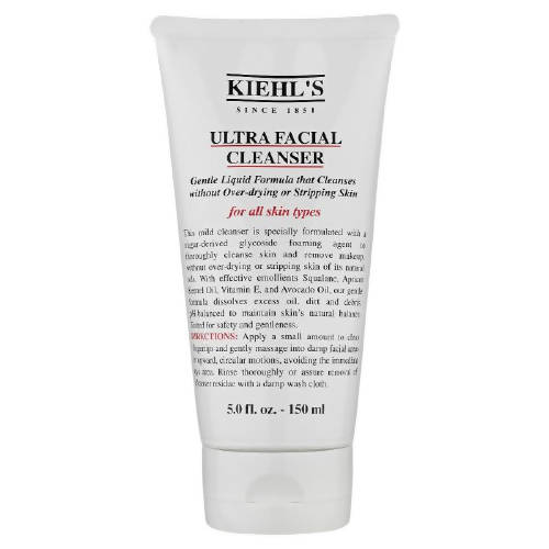 Kiehl's Ultra Facial Cleanser With Apricot Kernel Oil And Vitamin E For All Skin Types