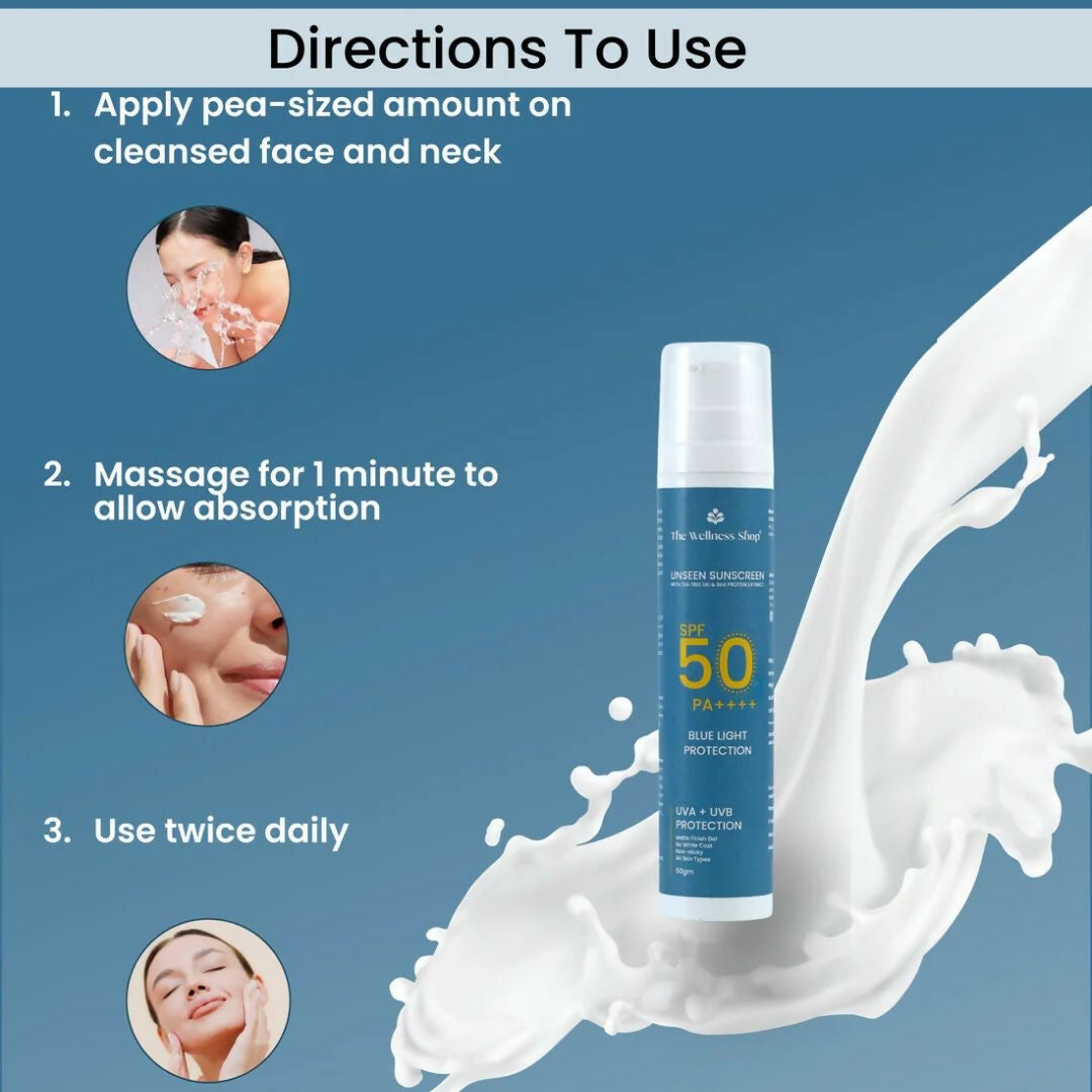 The Wellness Shop Unseen Sunscreen
