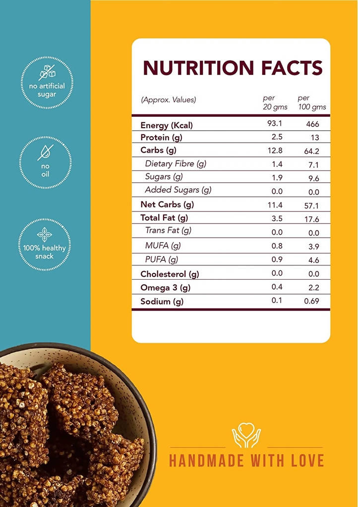 SnacQ Quinoa Crunch Dark Chocolate
