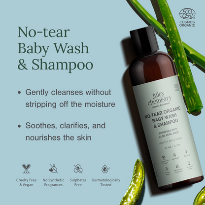 Juicy Chemistry No-Tear Organic Baby Wash & Shampoo