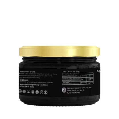 Miduty by Palak Notes SJ Gold 3X Resin with Ashwagandha and Gold