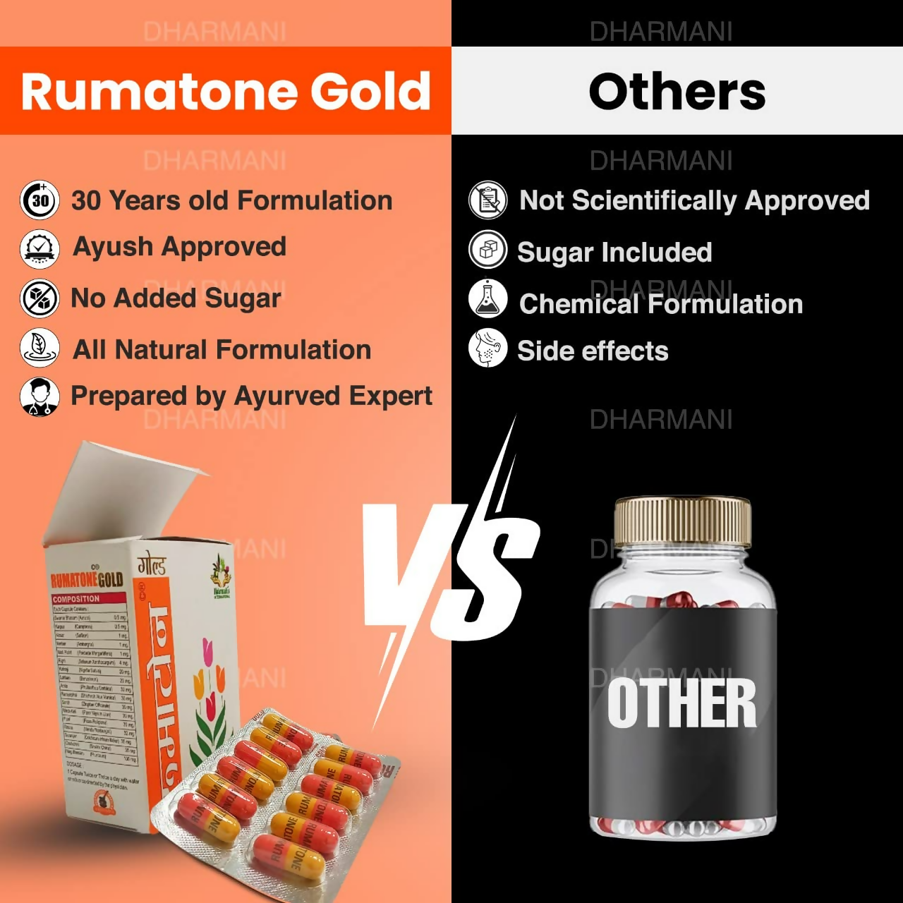 Dharmani's International Rumatone Gold Capsules