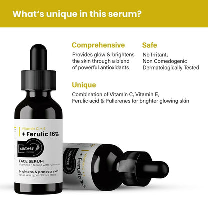 Vandyke Vitamin C + E + Ferulic 16% Face Serum