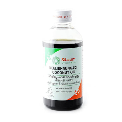 Buy Sitaram Ayurveda Neelibhrungadi Coconut Oil from DrMediCart, Ship from India to USA