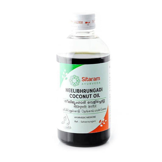 Buy Sitaram Ayurveda Neelibhrungadi Coconut Oil from DrMediCart, Ship from India to USA