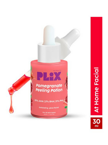 PLIX The Plant Fix Pomegranate Peeling Potion with 25% AHA + 2% BHA + 5% PHA