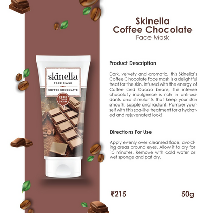 Skinella Face Mask Coffee Chocolate