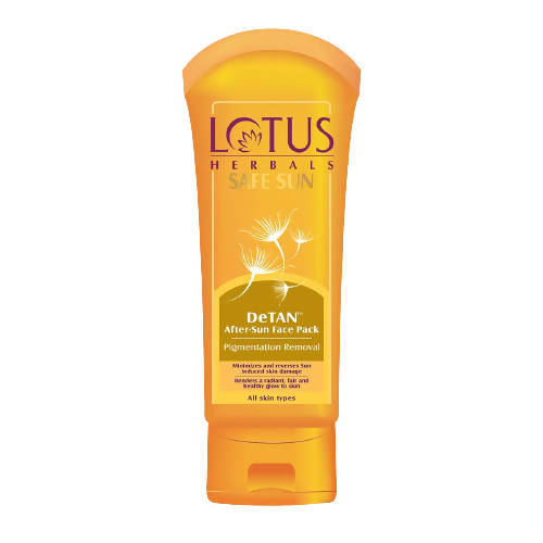 Buy Lotus Herbals Safe Sun DeTan After-Sun Face Pack from DrMediCart, Ship from India to USA