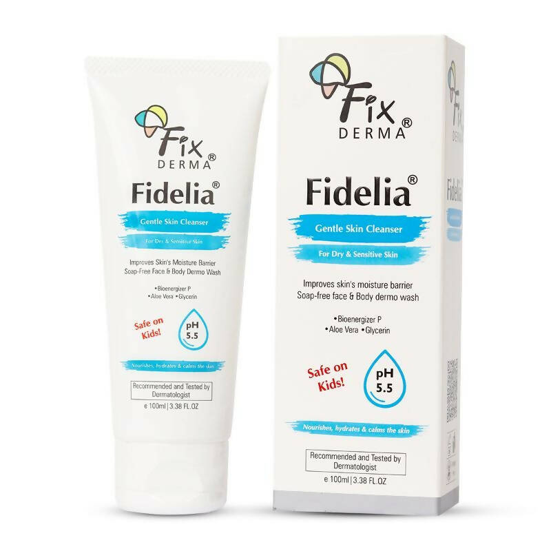 Buy Fixderma Fidelia Gentle Skin Cleanser For Dry & Sensitive Skin from DrMediCart, Ship from India to USA