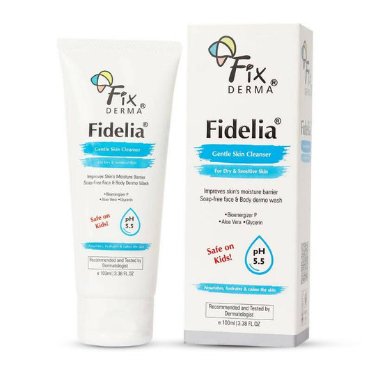 Buy Fixderma Fidelia Gentle Skin Cleanser For Dry & Sensitive Skin from DrMediCart, Ship from India to USA