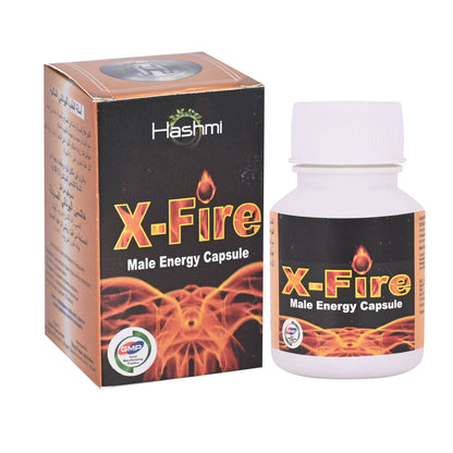 Hashmi Pharmacy X-Fire Capsule for Strength, Stamina, Energy, Power Men