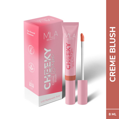 Mila Beaute Cheeky Babe Cream Blush - Peach Time