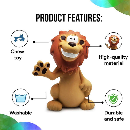 Goofy Tails Latex Dog Toys Lion