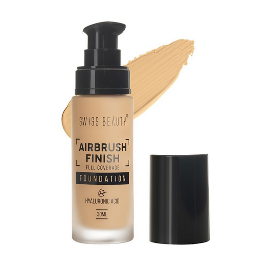 Swiss Beauty Airbrush Finish Full Coverage Foundation - Fair Ivory