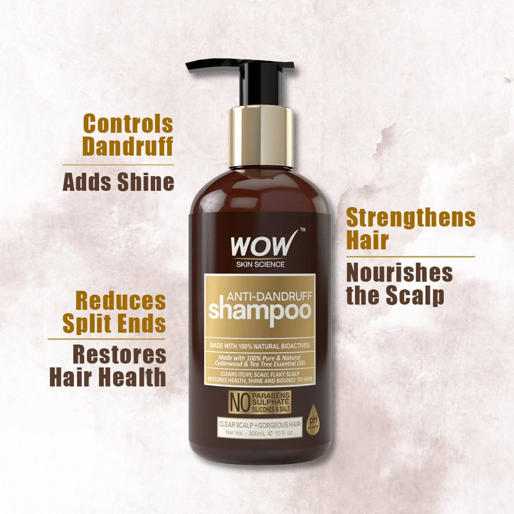 Wow Skin Science Anti-Dandruff Shampoo - Drmedicart
