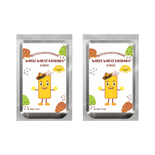 Littlecherrymom Whole Wheat Khakhra – Garlic