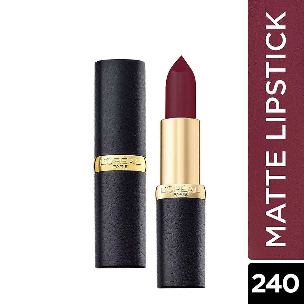 L'Oreal Paris Color Riche Moist Matte Lipstick - 240 Crimson En Scene - DrMediCart