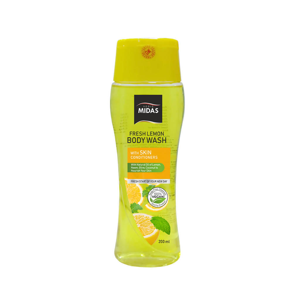 Vedic Midas Fresh Lemon Body Wash - DrMediCart