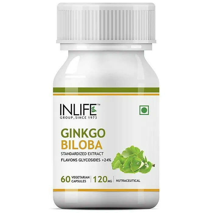 Inlife Ginkgo Biloba Extract Vegetarian Capsules