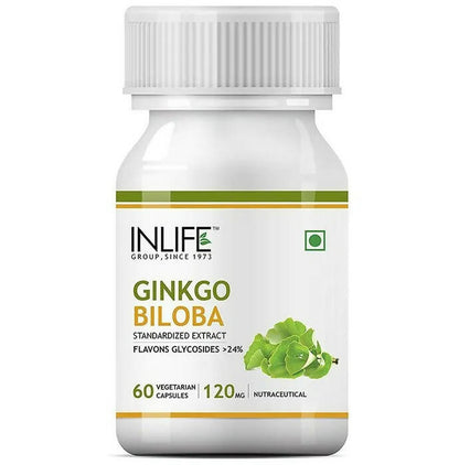 Inlife Ginkgo Biloba Extract Vegetarian Capsules