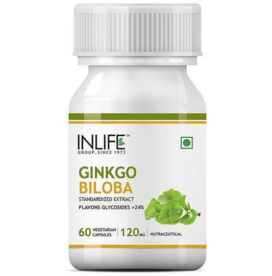 Inlife Ginkgo Biloba Extract Vegetarian Capsules
