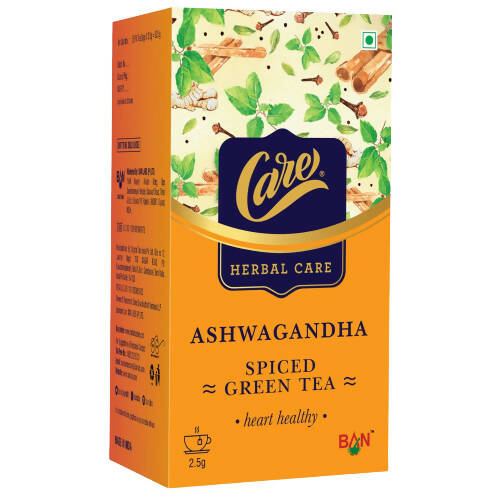 Buy Care Ashwagandha Spiced Green Tea Bags from DrMediCart, Ship from India to USA