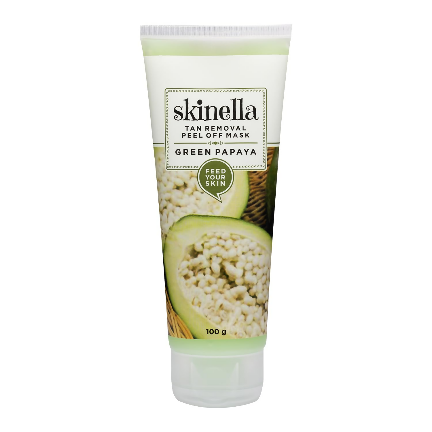 Skinella Tan Removal Peel Of Mask Green Papaya