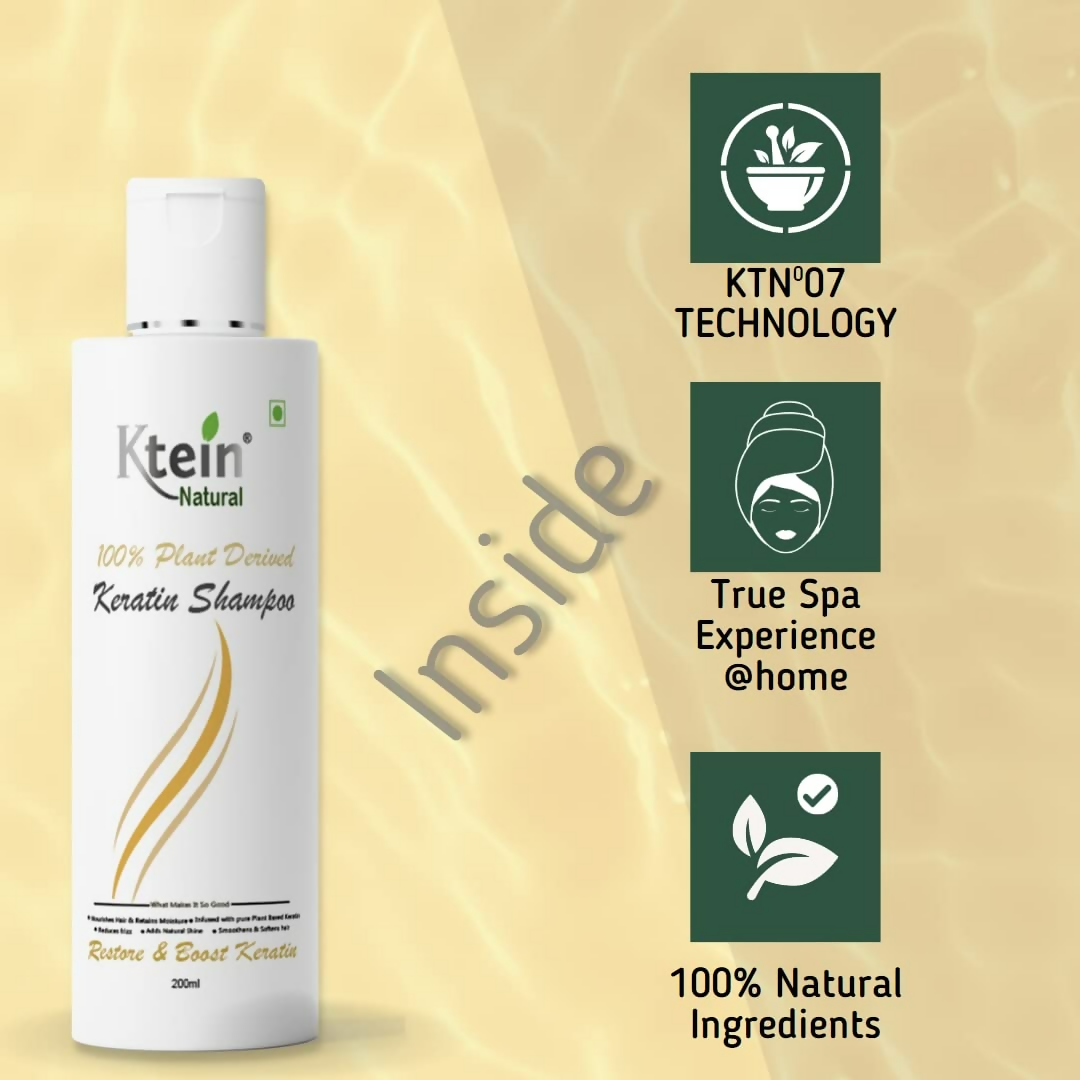 Ktein Natural Plant Derived Keratin Shampoo