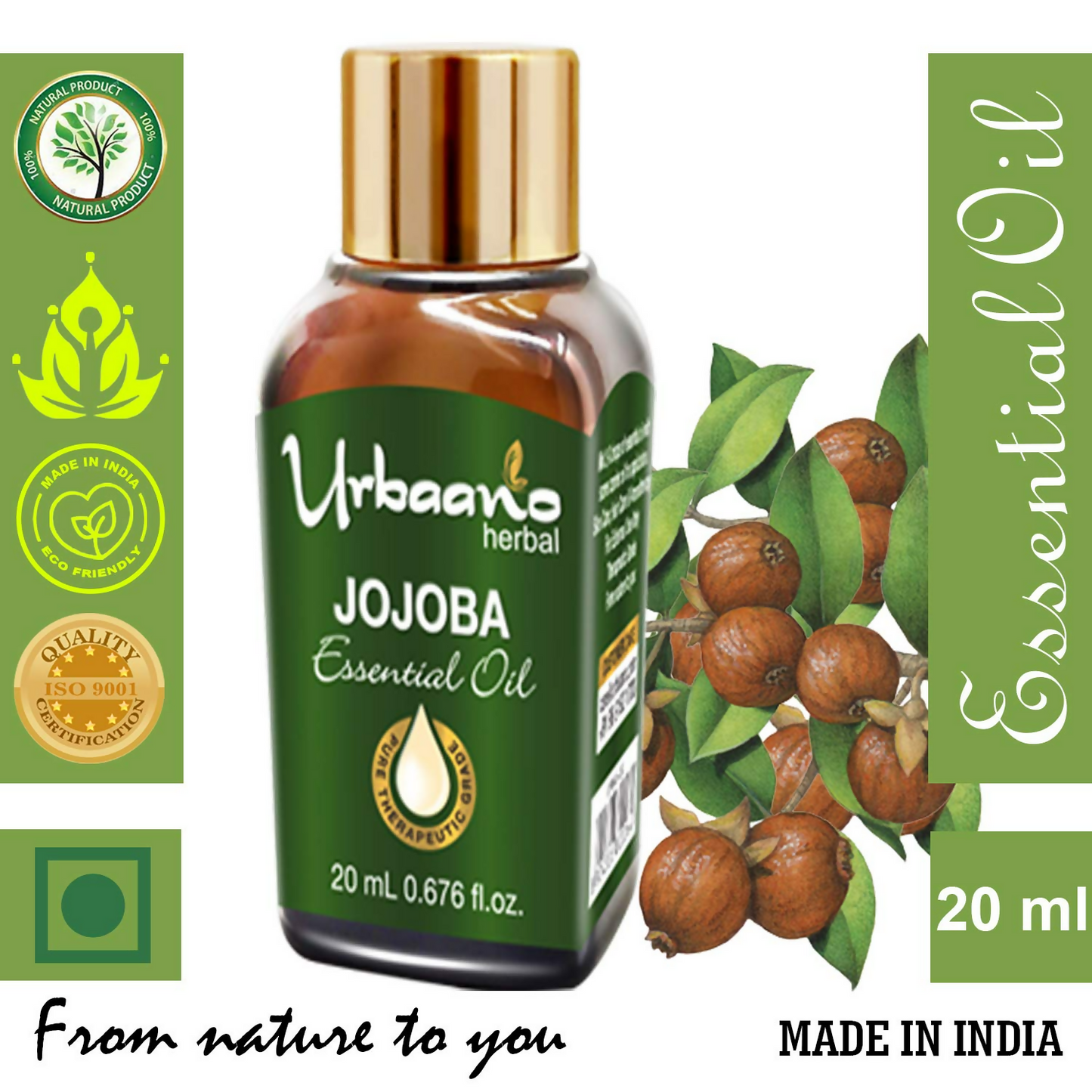 Urbaano Herbal Jojoba Essential Oil