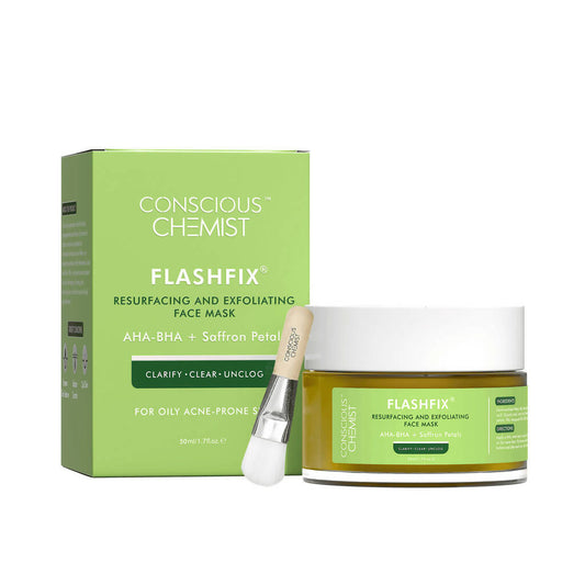 Buy Conscious Chemist Flashfix Resurfacing & Exfoliating Face Mask from DrMediCart, Ship from India to USA