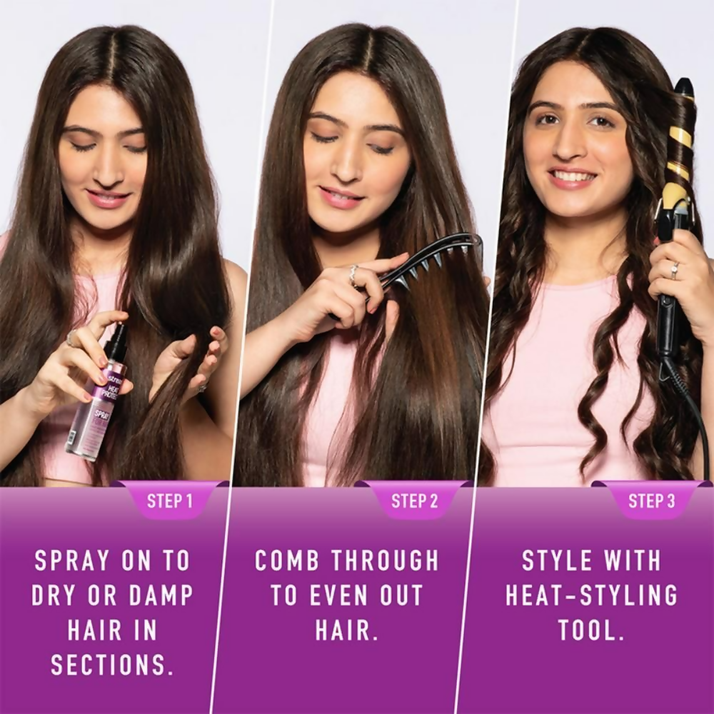 Streax Heat Protect Spray For Hair Styling For Men & Women Hair Spray